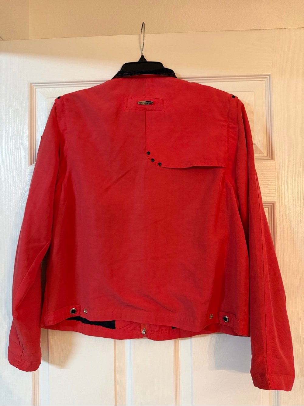 jamie sadock Vintage Dark Coral Utility Jacket with Black Trim - Picture 2 of 2
